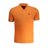 La Martina Orange Cotton Polo Shirt