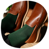 Dress Socks (Olive) by Amberjack