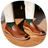 Dress Socks (Olive) by Amberjack