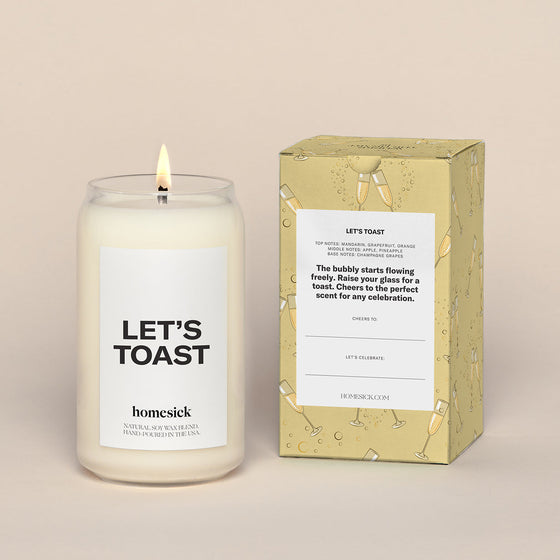 Let's Toast Candle by Homesick