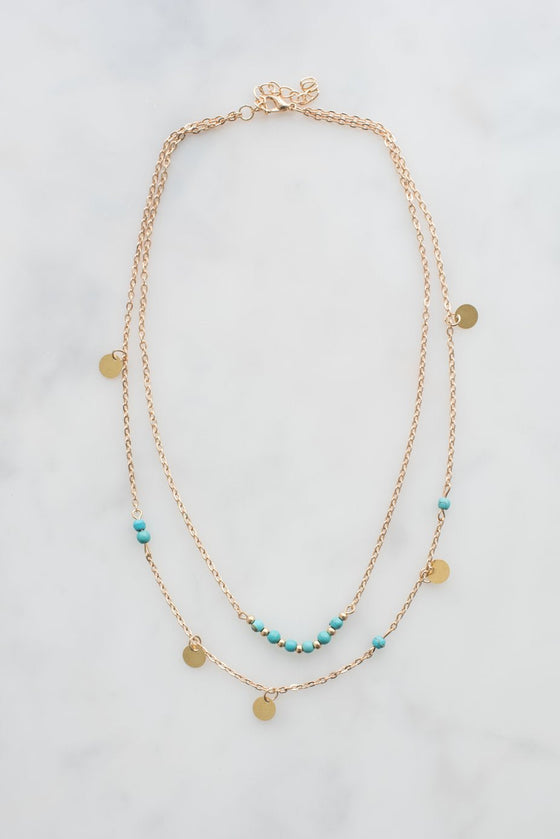 Pretty Gold Necklace by Cherimoya Goods